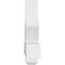 Ekena Millwork Kennewick Architectural Grade PVC Gable Bracket, 60"W x 17 1/2"H x 4"D x 4"F, 7/12 Pitch GBP060X18X0404KEN00 - alternate 5